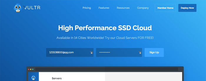 [降价]Vultr – $2.5/mo KVM 1 核 512M 20G 500G 1Gbps 十五机房
