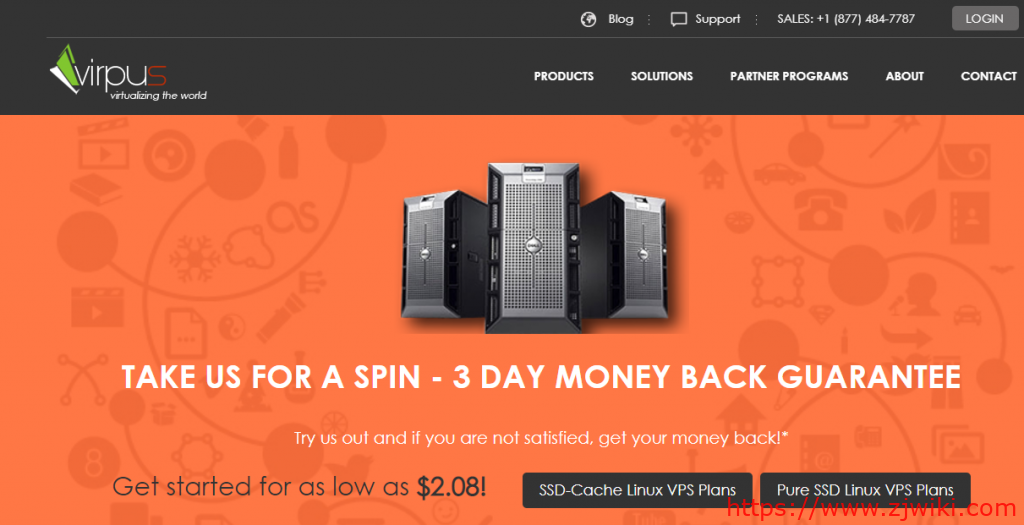 [黑五]VIRPUS三折：西雅图XEN VPS月付1.5美元起
