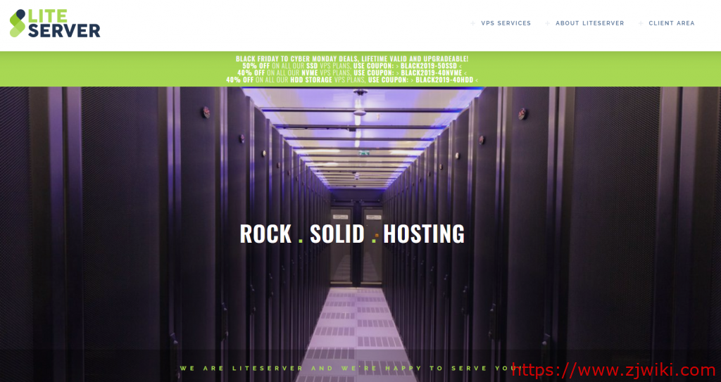 #CyberMonday# liteserver：€2.5/月，KVM/1G内存/512G硬盘/6T流量/荷兰机房