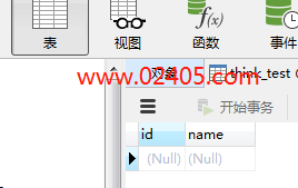 ThinkPHP5动态创建数据表方法