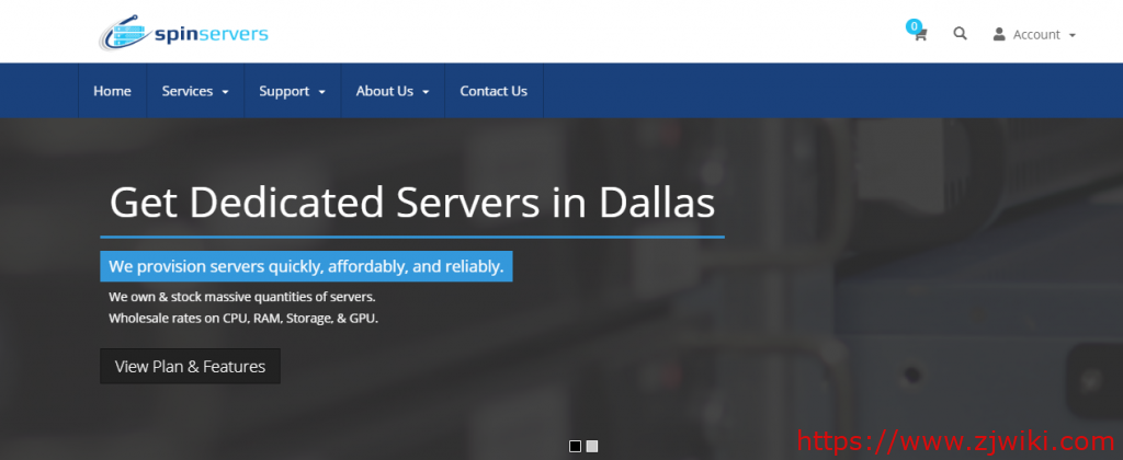 spinservers：美国服务器，30分钟上机，超便宜+超高配+10Gbps带宽，