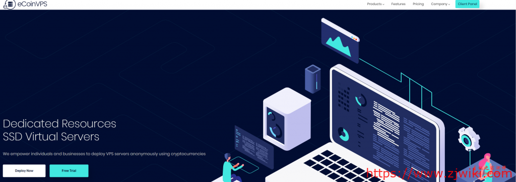 eCoinVPS：$7.6/年/512MB内存/10GB NVMe空间/不限流量/250Mbps端口/KVM/DDOS/英国/德国/芬兰/比利时等