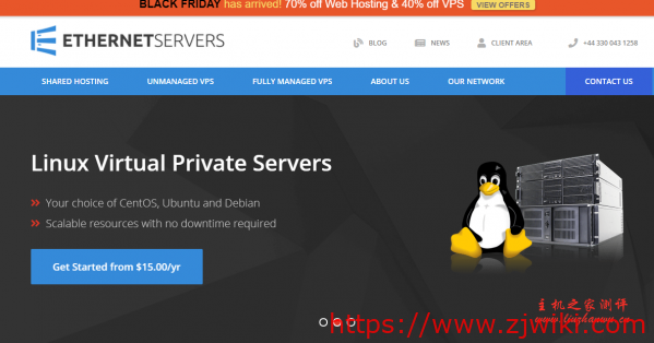 EtherNetservers：洛杉矶vps年付12美元起,支持支付宝