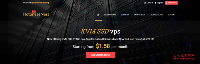 hotlineservers：$1.58/月/512MB内存/20GB SSD空间/10TB流量/1Gbps端口/KVM/洛杉矶/芝加哥/达拉斯/纽约/迈阿密/德国；新增Ryzen 9