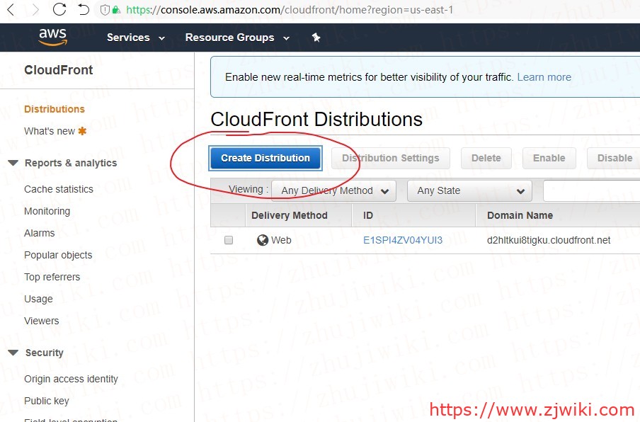 AWS CloudFront（AWS CDN）设置、使用教程；为WordPress加速