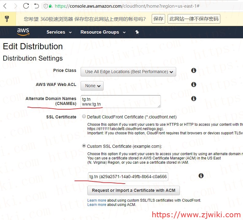 AWS CloudFront（AWS CDN）设置、使用教程；为WordPress加速