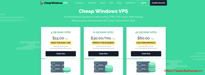 CheapWindowsVPS：$9/月KVM-4GB内存,50G SSD硬盘,1Gbps不限流量,9个机房