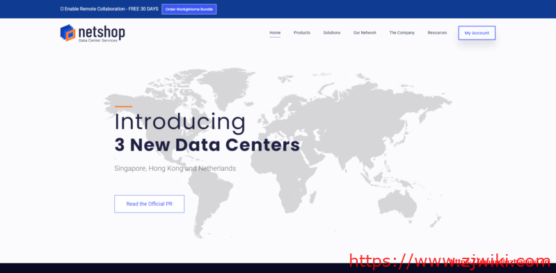 NetShop ISP：€6.99/月/512MB 内存/20GB 空间/300GB 流量/50Mbps 端口/KVM/新加坡