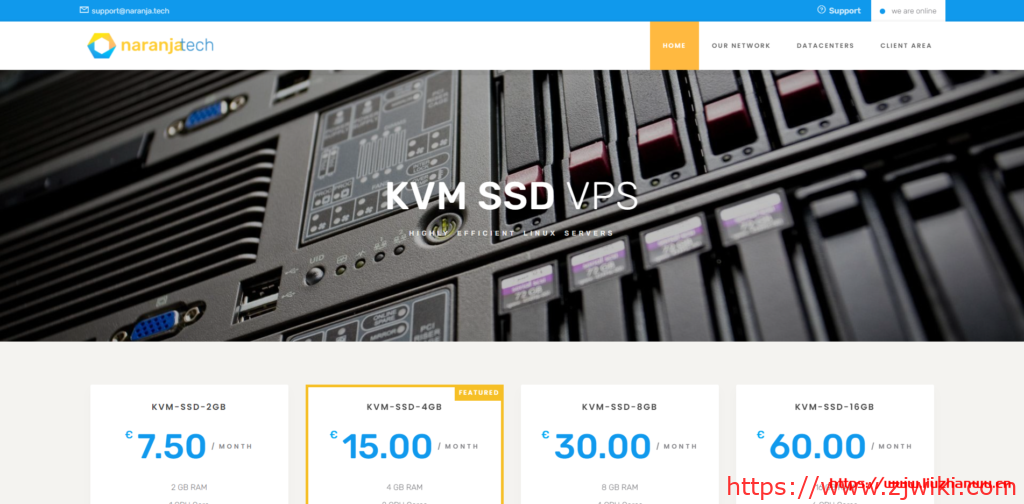 【黑五】Naranjatech：€12/年/1GB内存/20GB SSD空间/1TB流量/1Gbps端口/KVM/荷兰