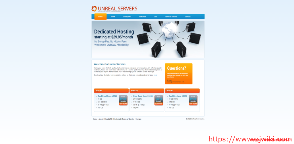 UnRealServers：$45/月/2*X5650/96G 内存/500GB SSD 硬盘/33TB 流量/1Gbps 端口/堪萨斯