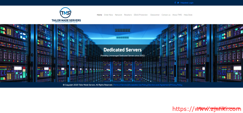 Tailor Made Servers：$50/月/i9-9900K/16GB内存/250GB NVMe硬盘/10TB流量/1Gbsp带宽/达拉斯