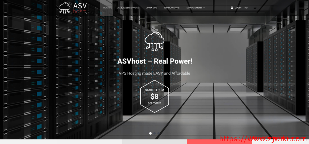 ASVhost：$8/月/1GB内存/10GB SSD空间/1TB流量/1Gbps端口/KVM/洛杉矶/德国/瑞士/俄罗斯
