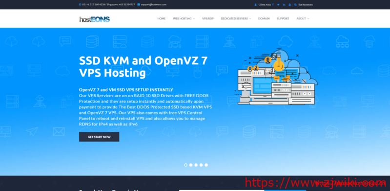 hostEON：S美国云服务器限时免费升级10Gbps网络(100G防御/送Windows 2019及DirectAdmin授权)
