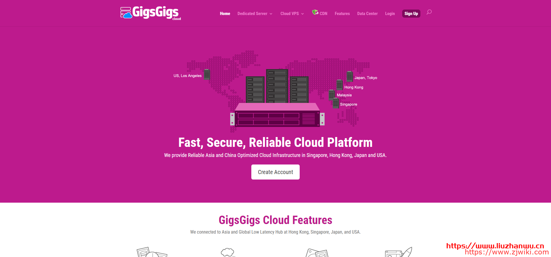 GigsGigsCloud：美国高防云服务器5折，最低首月$8美元、续费$16美元/月