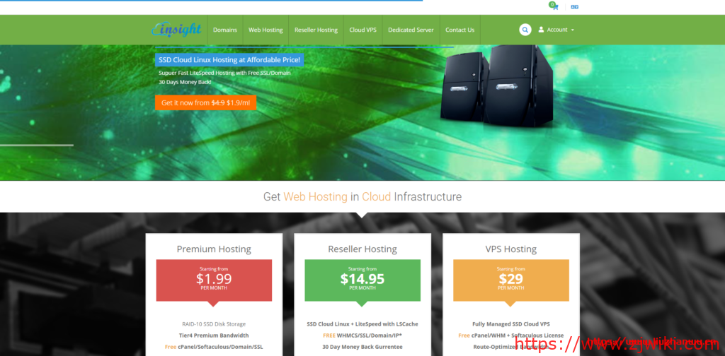 insighthosting：全球 14 个机房，VPS 低至$9/月，日本、新加坡、硅谷等,月付$9 美元起