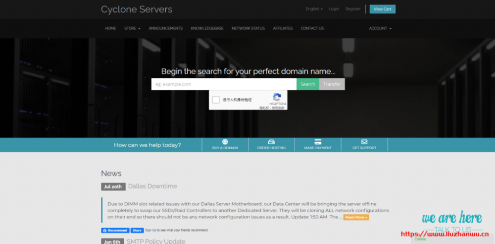 CycloneServers：[email protected]/512MB内存/15GB SSD空间/500GB流量/KVM/杰克逊维尔