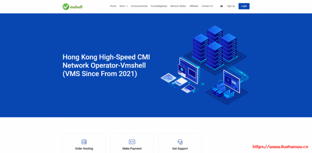 VmShell：官方 8 折优惠，香港高速 CMI 线路 VPS 年付 8 折还送香港原生 IP,免费新加坡 DNS,奈飞账户合租!