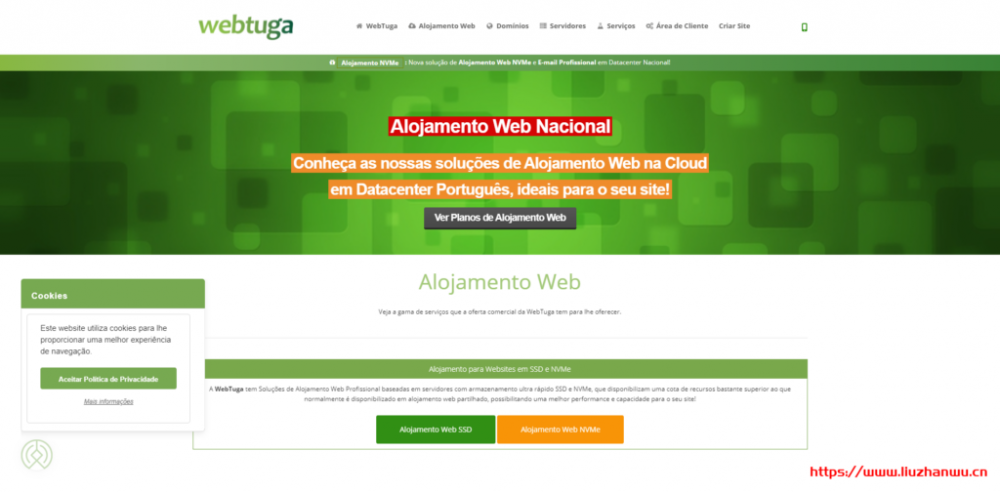 WebTuga：葡萄牙里斯本不限流量 VPS，1 核 2G 内存 50G SSD 硬盘 1Gbps 带宽€14.99/月