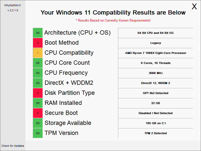 Windows11升级检测工具开源版【可查看不能升级原因】