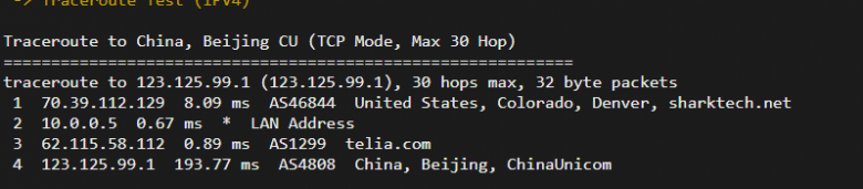 sharktech：鲨鱼丹佛机房1Gbps带宽服务器，简单测评