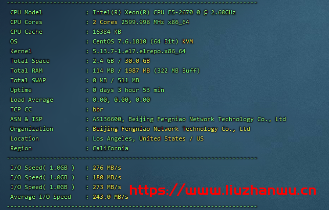 CubeCloud：夏日特促，全场88折，洛杉矶A区2核2G，1Gbps带宽，简单测评