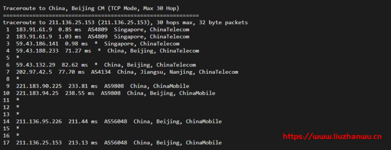 ion cloud：新加坡数据中心CN2 GIA网络云服务器简单测评