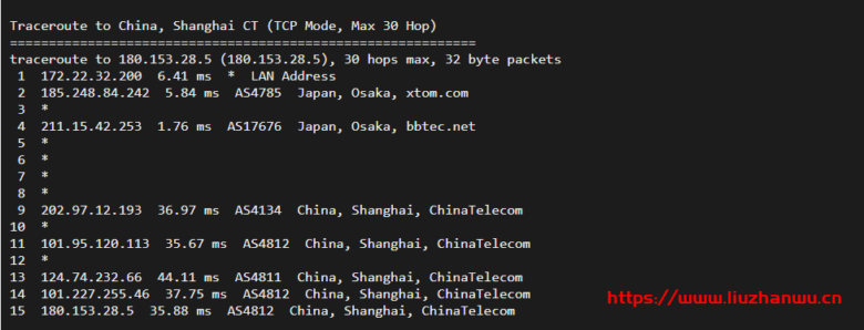 搬瓦工日本软银 JPOS_1 机房是 CN2 GIA 线路吗？怎么没有 59.43 节点？