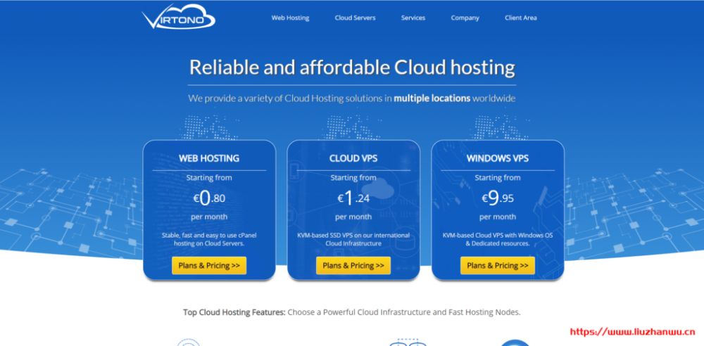 Virtono：€23.7/年KVM-2GB/25GB/2TB/洛杉矶vps&达拉斯vps&纽约vps&罗马尼亚vps等
