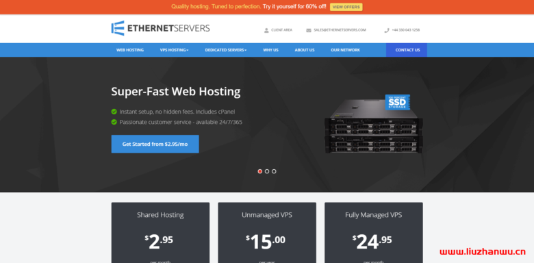 EtherNetservers：洛杉矶VPS主机/年起,支持支付宝/PayPal