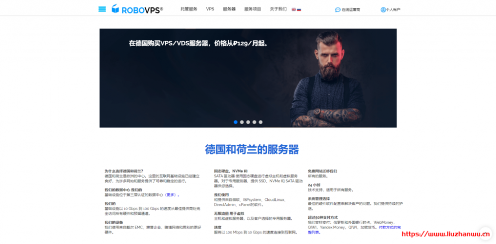 RoboVPS：€25/月/E3-1270v2/16GB内存/2TB硬盘/10TB流量/1Gbps带宽/荷兰