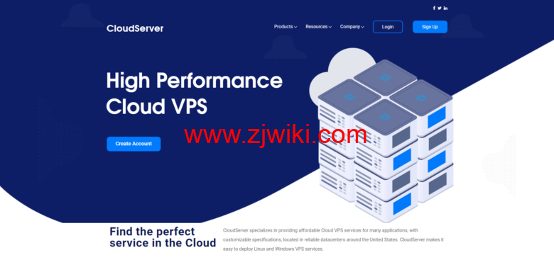 CloudServer：$4/月 KVM-2GB/50GB/5TB/三个数据中心