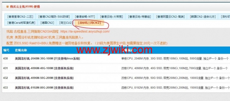 遨游主机：54.4元/月/1核/2GB内存/30GB SSD空间/600GB流量/100Mbps-200Mbps端口/KVM/洛杉矶CN2 GIA；美国原生IP