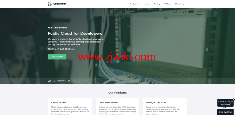 hostwinks：印度孟买 VPS，/月，1核/1G内存/25G SSD/1T流量/1G带宽