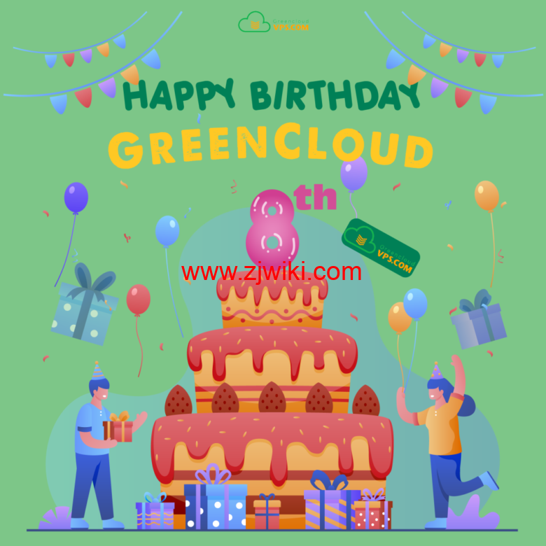 GreenCloudVPS：黑色星期五，八周年促销，VPS 年付五折起，10G 口大盘鸡年付 $30 起，8 核/8g/88G 硬盘/G 口套餐，三年付$88