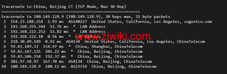 华纳云：美国独立服务器，E5-2660/16G内存/50MCN2+AS9929线路，简单测评