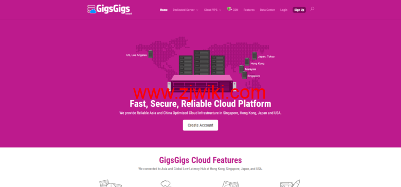 GigsGigsCloud：美国便宜vps，1核/1GB内存/20GB SSD硬盘/1TB流量/1Gbps端口，/月