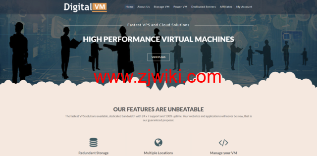 Digital-VM：全球8大机房可选，1-10Gbps超大带宽，不限流量，VPS低至/月，日本服务器/月起