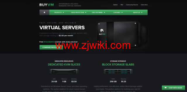 Buyvm：美国 vps/卢森堡 vps，1 核 AMD Ryzen/1GB 内存/20GB NVME 硬盘/不限流量/10Gbps 端口/KVM/送 DirectAdmin/DDOS/不限版权，$3.5/月起