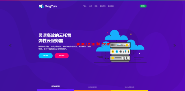 DogYun(狗云)元旦促销：动态云7折,经典云8折，独立服务器月省100元，幸运大转盘抽5折