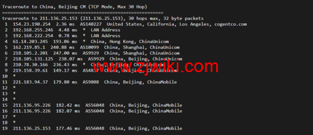 华纳云：cn2 gia+AS9929，美国云服务器简单测评