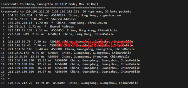华纳云：cn2+bgp线路，香港云服务器测评