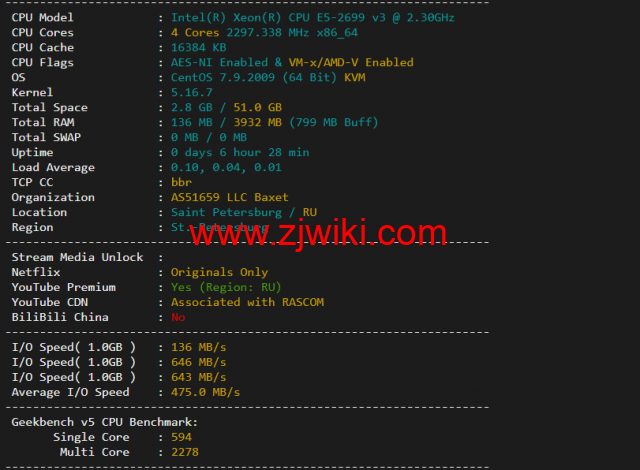 justhost.ru：Tier-3圣彼得堡IQ Data机房VPS，简单测评
