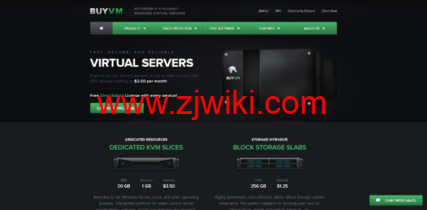 BuyVM：AMD Ryzen高性能VPS月付3.5美元，1Gbps无限流量，多机房可选