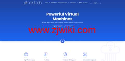 Hostodo：美国NVMe硬盘vps，1核512M内存/8G硬盘/3TB流量/1Gbps带宽，年付19.99美元起，可选拉斯维加斯/迈阿密/斯波坎