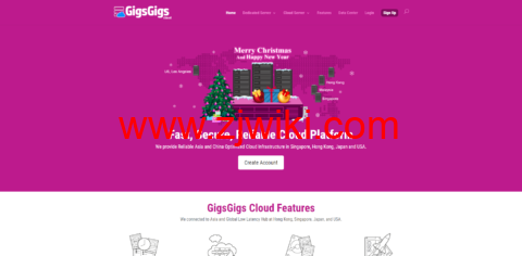 #补货#GigsGigsCloud：日本vps，1核/1G/10G SSD硬盘/800G流量/30M带宽，/月，0/年