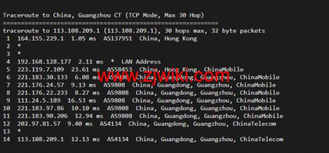 无忧云：香港葵湾机房vps，三网优化，1核/1G内存/50G硬盘/5G DDOS防御，月付45元起，附简单测评