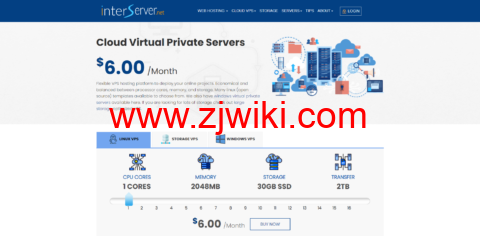 InterServer：美国便宜VPS，1核/2G内存/30G SSD硬盘/2TB流量，.8/月起，可选1TB大硬盘VPS，windows vps