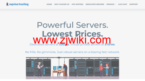 RepriseHosting：美国西雅图服务器，L5640/16G内存/1TB HDD/240G SSD硬盘/20TB流量/1Gbps带宽，.97/月