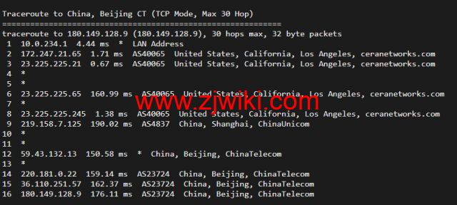 10gbiz：洛杉矶VPS云服务器（CN2 GIA）线路，简单测评