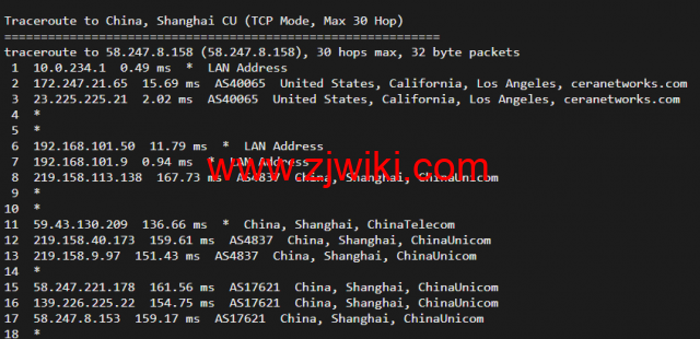 10gbiz：洛杉矶VPS云服务器（CN2 GIA）线路，简单测评